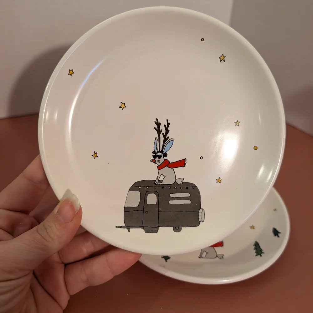 Lot of 2 (TWO) Jack's Holiday Designer Collection by Magenta - 6 inches